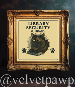Custom Dark Academia Pet Portrait on Canvas | Vintage Gothic Cat & Dog Artwork for Book Lovers
