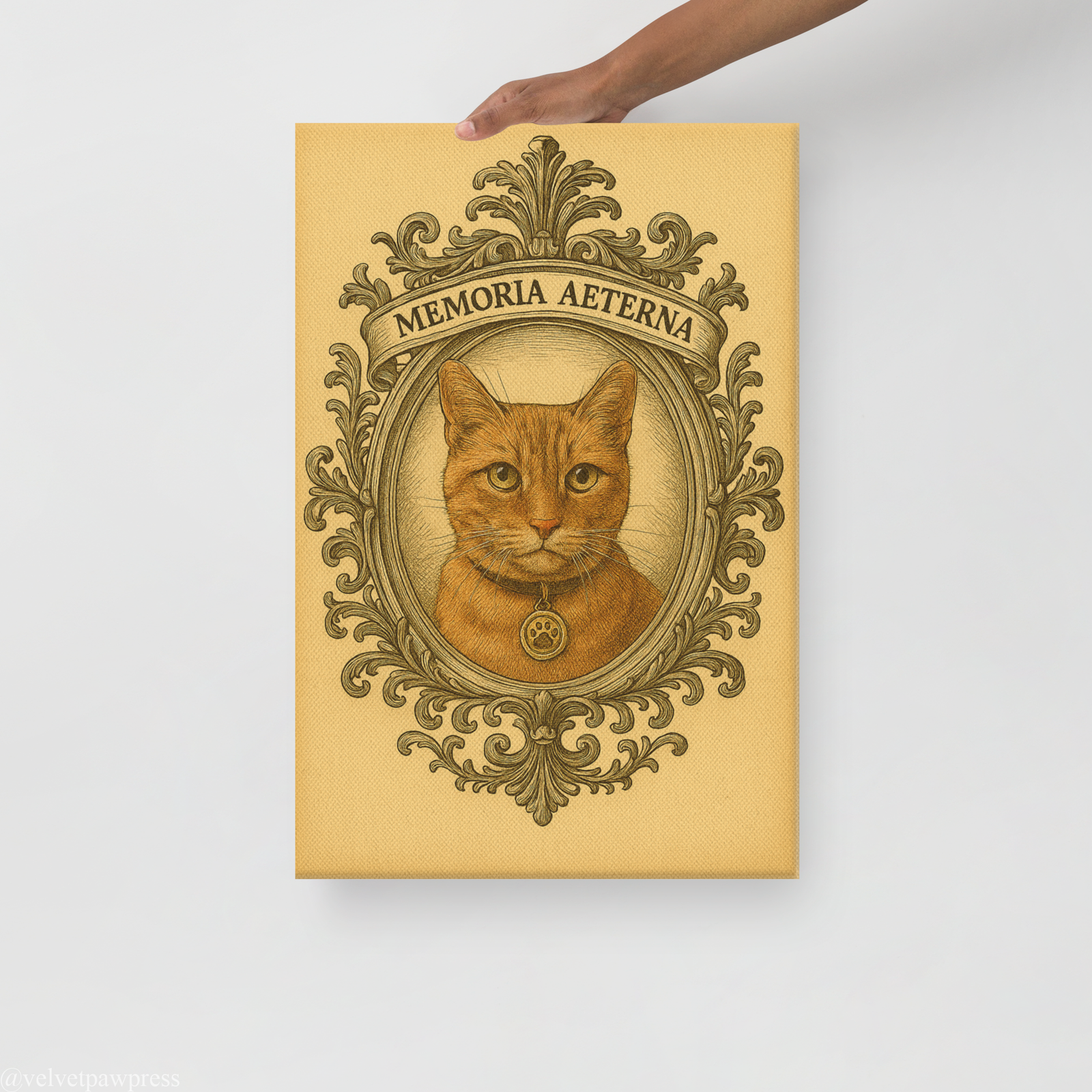 Memoria Aeterna – Custom Victorian Pet Memorial Portrait | Gothic Tribute Artwork - Image 5
