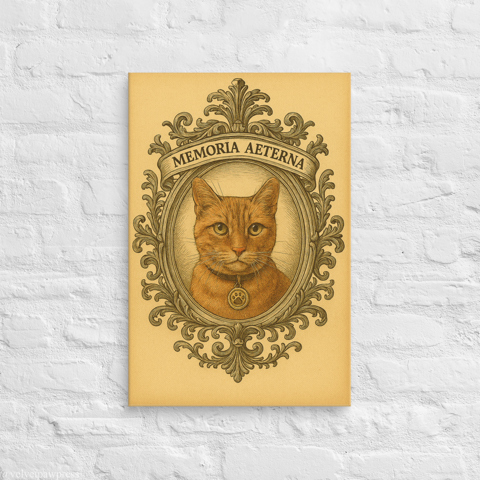 Memoria Aeterna – Custom Victorian Pet Memorial Portrait | Gothic Tribute Artwork - Image 4