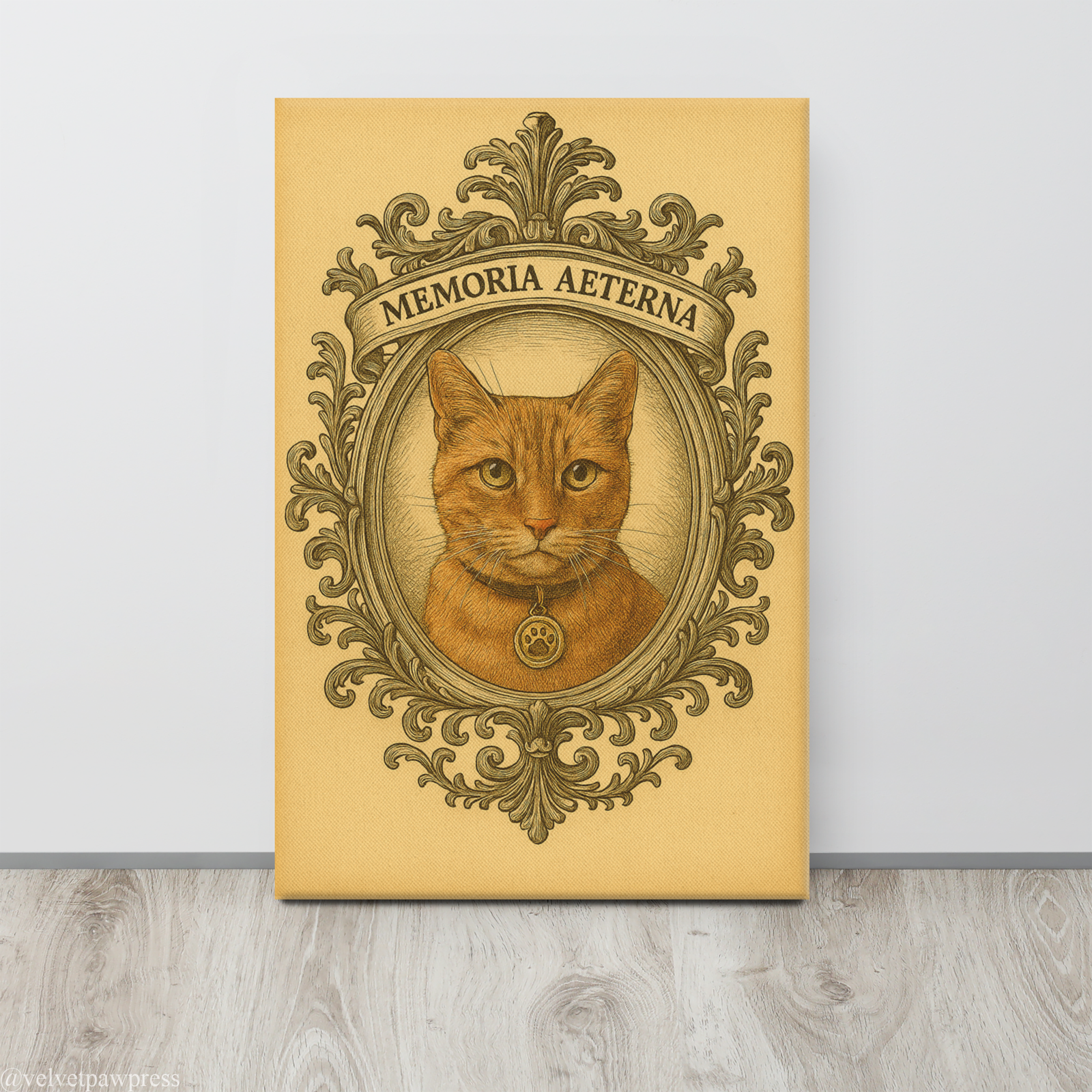 Memoria Aeterna – Custom Victorian Pet Memorial Portrait | Gothic Tribute Artwork - Image 2