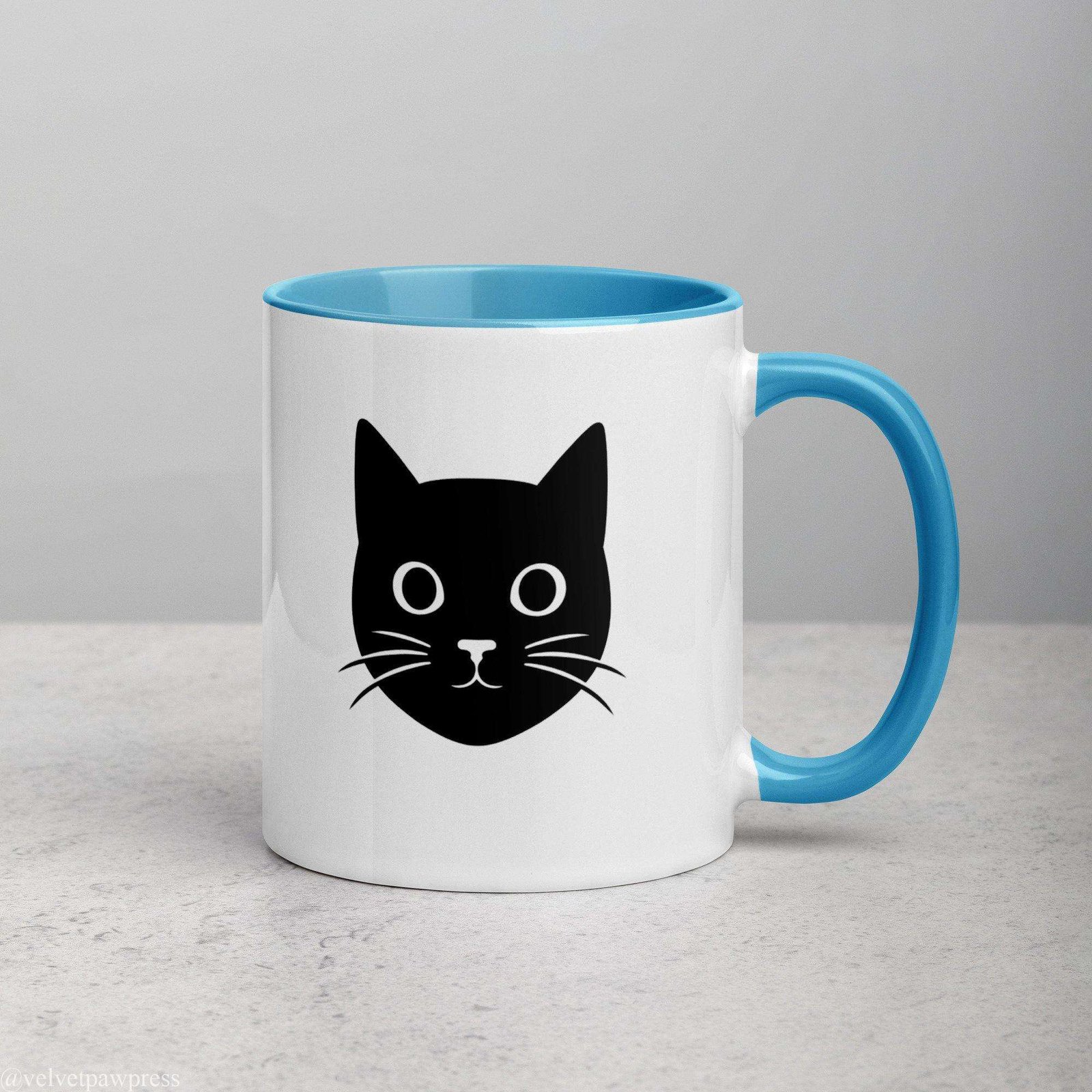Cat Silhouette Coffee Mug | Gothic Paw Print Design - Image 11