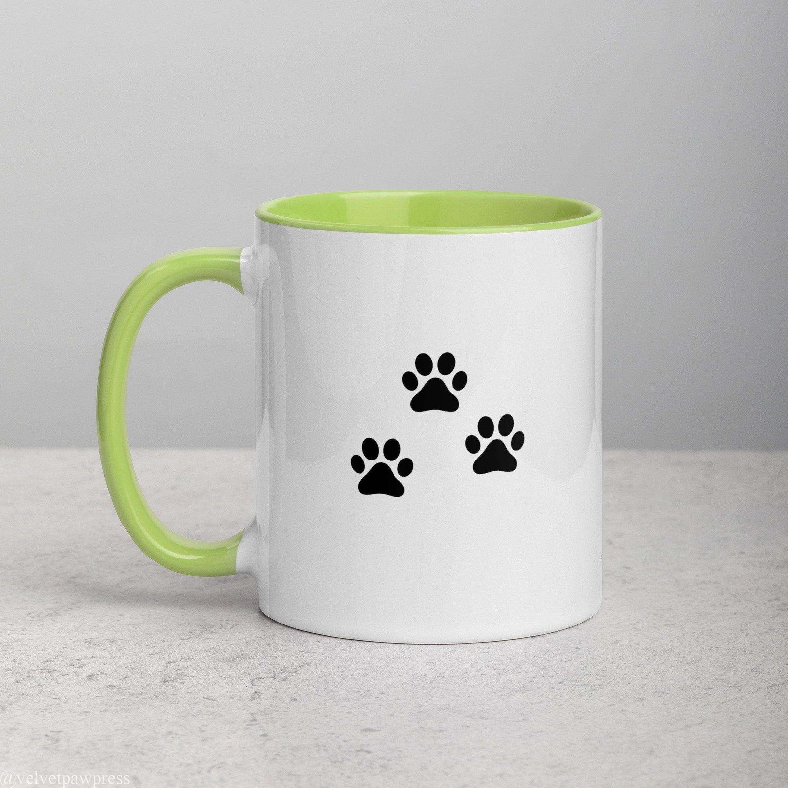 Cat Silhouette Coffee Mug | Gothic Paw Print Design - Image 16
