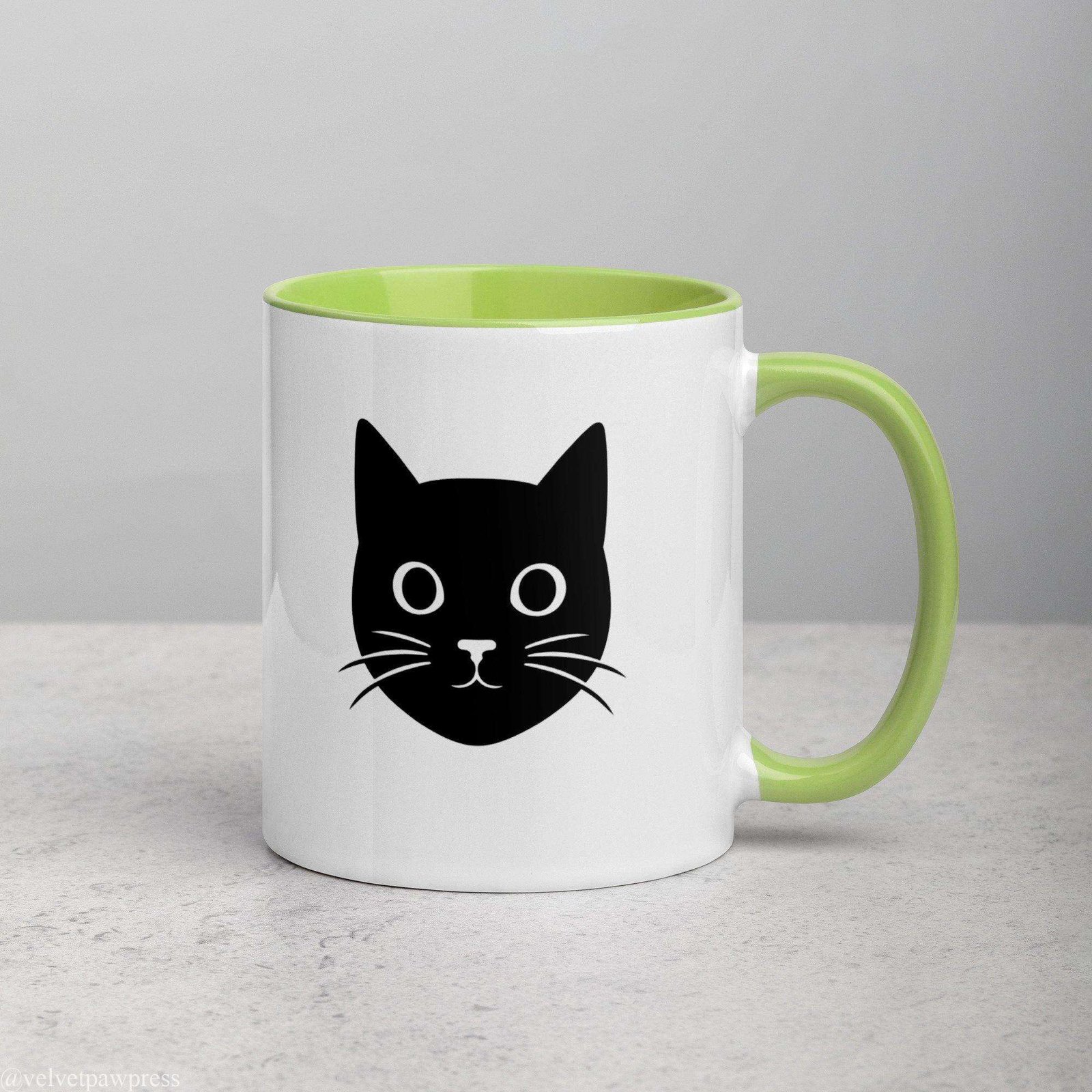 Cat Silhouette Coffee Mug | Gothic Paw Print Design - Image 15