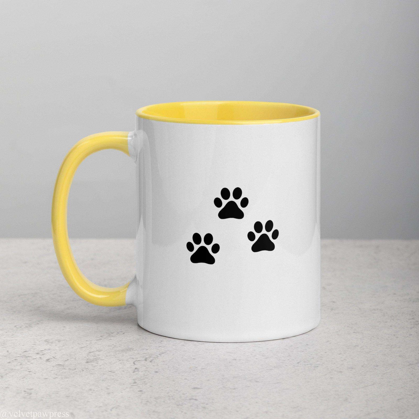 Cat Silhouette Coffee Mug | Gothic Paw Print Design - Image 18