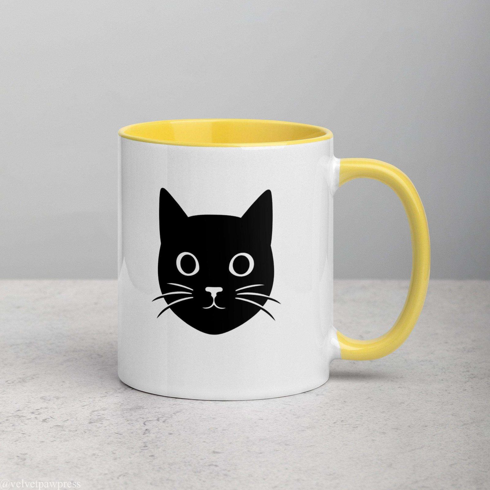 Cat Silhouette Coffee Mug | Gothic Paw Print Design - Image 17