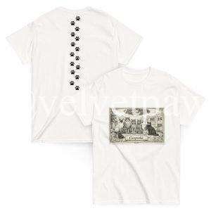 Colónia de Gatos de Campanhã | Porto Railway Cats Tee | Velvet Paw Press